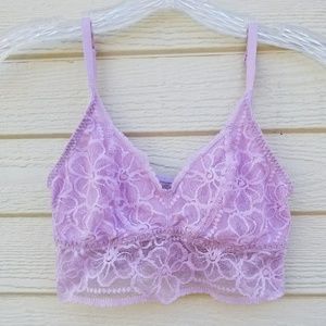 Victoria Secret Lavender Lace Bralette, XS